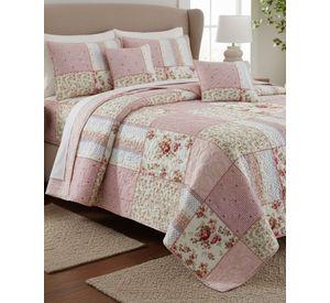 SABANA CON CUBRECAMA DE VERANO 2 PLAZAS + 2 ALMOHADAS s56