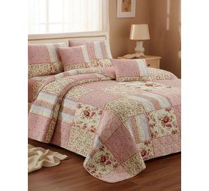 SABANA CON CUBRECAMA DE VERANO 2 PLAZAS + 2 ALMOHADAS s56