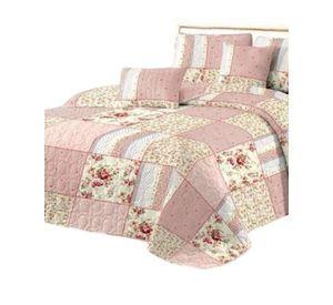 SABANA CON CUBRECAMA DE VERANO 2 PLAZAS + 2 ALMOHADAS s56