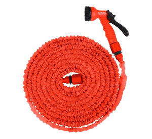 Manguera mágica riego expandible 22,5 mts. + pistola Naranja