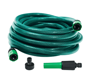 Manguera jardin 1 pulgada rollo 25 metros con acoples