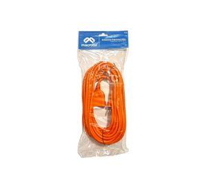 Alargador Extension De Corriente 15Mts 10A Naranja
