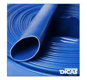 Manguera plana layflat 2 pulgadas 4 bar rollo 50 metros