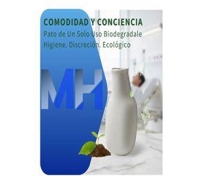 Pato Urinario Desechable De Carton Y Pulpa De Celulosa X25