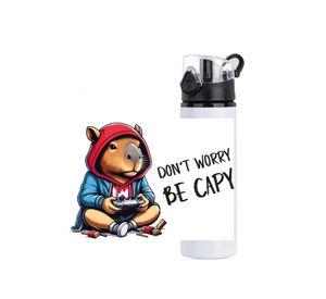 BOTELLA CAPIBARA LOVER ALUMINIO 750 ML