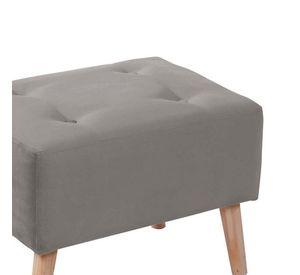 Pouf Niza Tela Velvet Gris