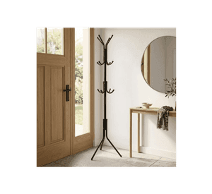 Perchero Met lico 12 Ganchos 171cm Colgador Negro 3 Niveles