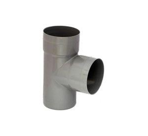 Tee 75 Mm Pvc Sanitario Gris Hoffens