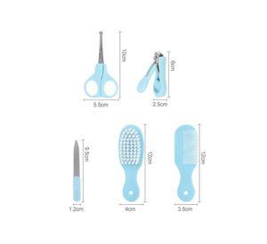 Set Manicure Cuidados Bebe 5 En 1 Cortauñas Peine Cepillo