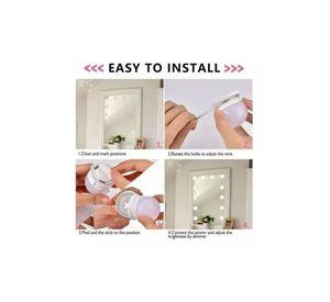 Luces para Espejo Tocador Maquillaje 10 Bombillas LED