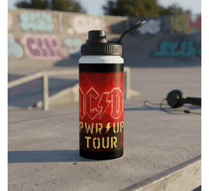 Botella Estampada Acdc Power Up Tour Rock 850ml