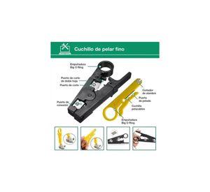 Kit de herramientas cableado redes básico, color negro