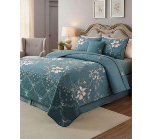 SABANA CON CUBRECAMA DE VERANO KING + 2 ALMOHADAS s80