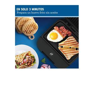 Sandwichera Oster® Compacta Con Platos Hondo Ckstsm400 Negro