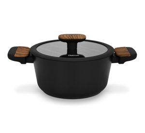 Olla Feorella Con Tapa De Cristal 2.67 Litros Fissman