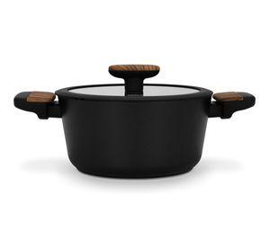 Olla Feorella Con Tapa De Cristal 2.67 Litros Fissman