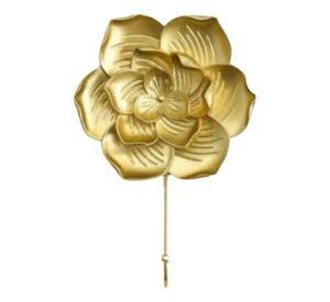 Set 3 Perchero Pared Adorno Decorativo Diseño Floral Jhn