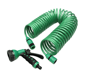 Manguera extensible con pistola 7,5 mts Verde #2