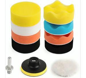 Kit De 11 Piezas Esponjas Pulir Almohadillas Para Auto