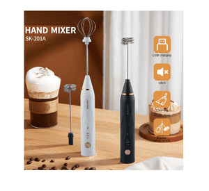 Mini Batidor Revolvedor Eléctrico De Leche Café Huevos Recargable