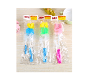 Set Cepillo Limpiador De Mamadera Tetina O Botella Multiusos