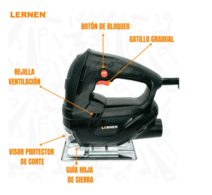 Sierra Caladora 400w 3000 Rpm Cuchillo 55mm