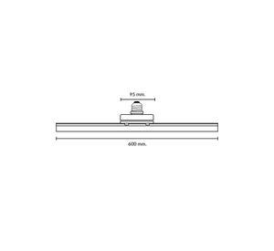 Foco Lineal LED 9W E27 60cm Luz Fría 6500K