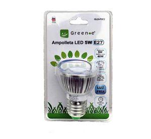 Ampolleta LED de 5W. Luz Fría. E-27. Modelo COB.