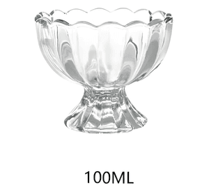 Set 6 Copa De Vidrio Para Postre O Helado 100ml