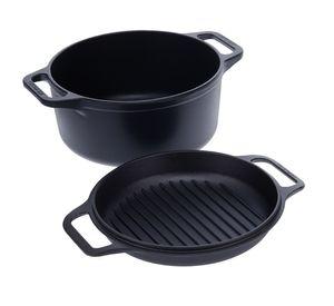 Combo Cooker de Hierro Fundido Precurado 5.7 L
