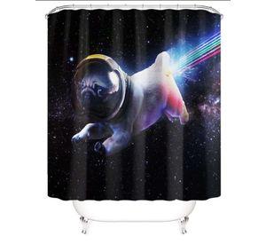 Cortina de Baño Tela Género + Forro Impermeable c14