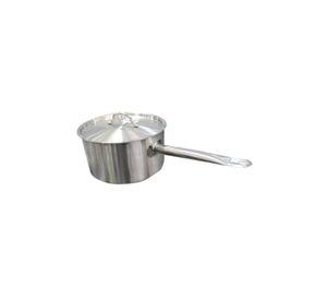CAZO ALTO ACERO. INOX C/TAPA Y FONDO DIFUSOR 3.8 lts