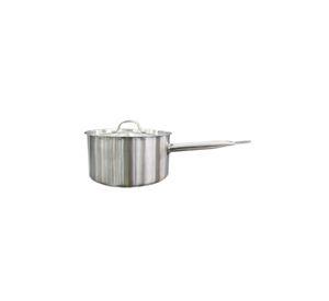 CAZO ALTO ACERO. INOX C/TAPA Y FONDO DIFUSOR 3.8 lts