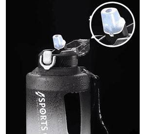 Botella De Agua Gradiente 2300ml Deportiva Fitness Unisex