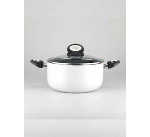 Olla Magefesa Antartida Blanca 20cm Aluminio Doble Fondo