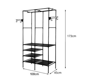 Perchero De Piso Para Organizador Ropa Rack Colgador