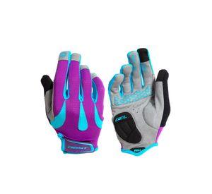GUANTE LARGO BEST MUJER MORADO/CELESTE CYAN TALLA S