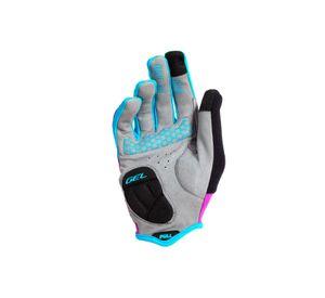 GUANTE LARGO BEST MUJER MORADO/CELESTE CYAN TALLA S