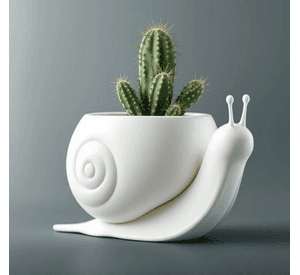 Macetero decorativo - Caracol