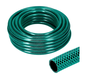 Manguera 1/2 rollo 50 metros + kit conector musgo Verde