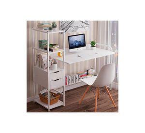 Escritorio H Con Organizador 2 Cajones 100cm Chic Home
