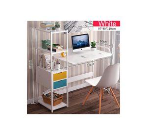 Escritorio H Con Organizador 2 Cajones 100cm Chic Home