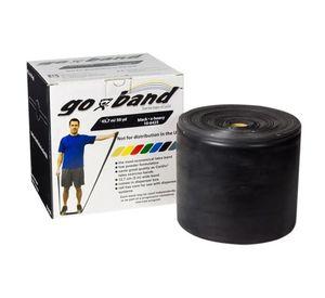 Banda elástica GoBand® Negra Resistencia Muy Alta 45.7 mts