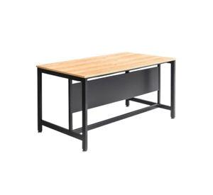 Escritorio Industrial de Madera De Acacia Y Metal 75x120x80cm