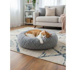 Cama Acolchada de Alta Densidad para tus mascotas 70 cm plomo