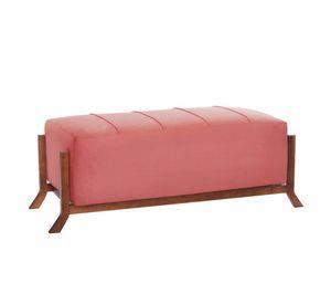 Banqueta Marsella Tela Velvet Palo Rosa
