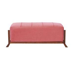 Banqueta Marsella Tela Velvet Palo Rosa