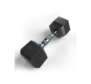 Mancuerna Hexagonal Recubierta En Caucho 22 5 Kg