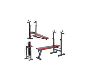 Banco Plegable Soporte Barra Gym