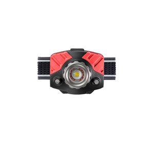 Linterna Frontal Coast FL75R Recargable Negra / Roja
